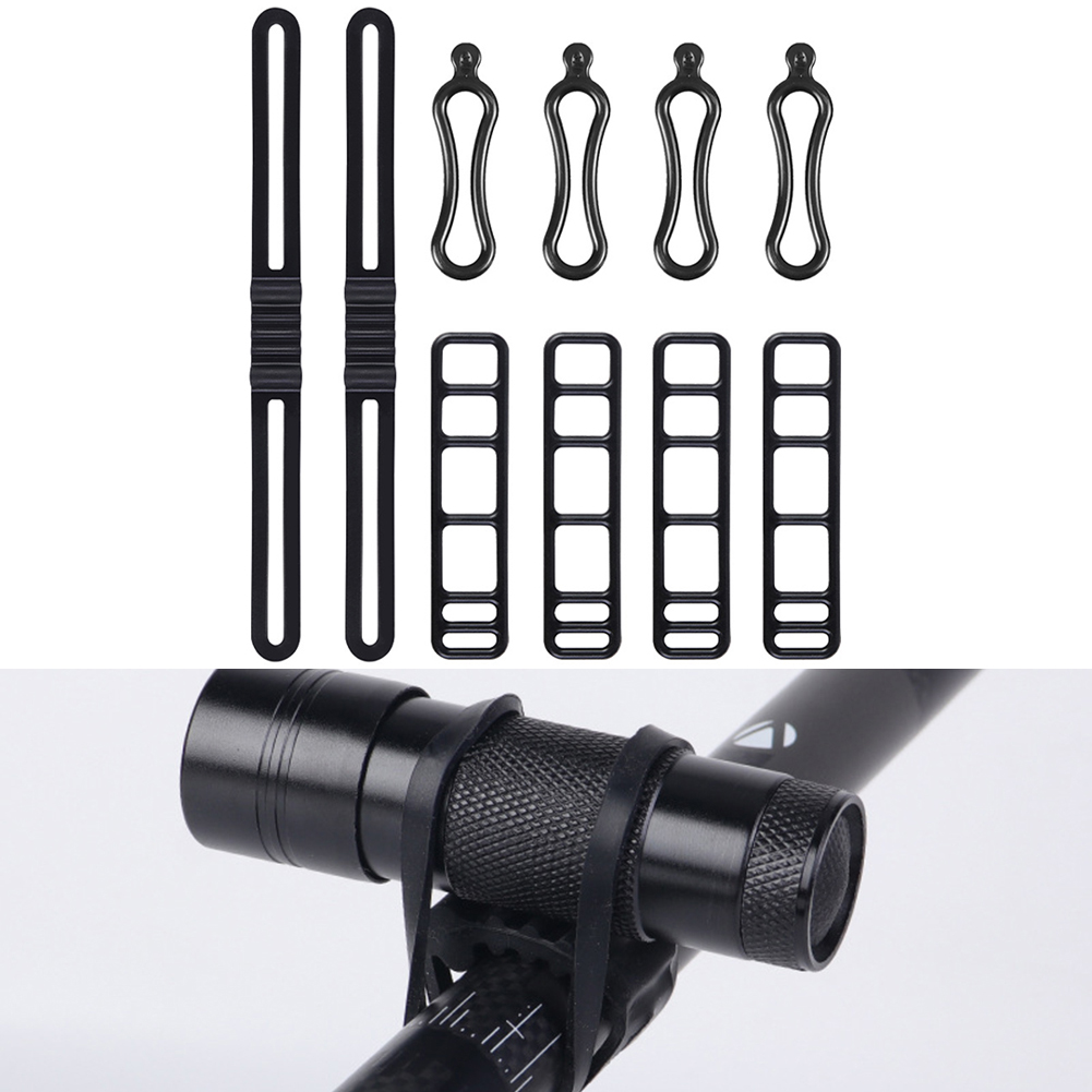 Mountain Biking History - Silicone Mount Band Bicycle Light Rubber