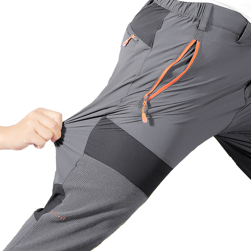 Men'S Mountain Biking Shoes - Men's Mountaineering Outdoor Pants with Four-Sided