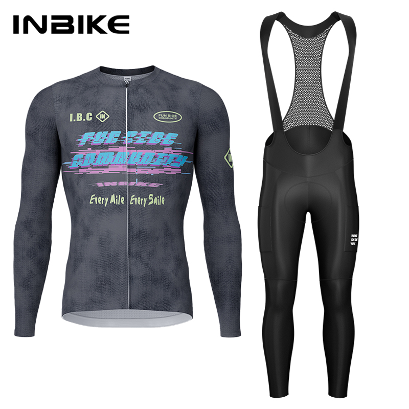 Mountain Biking Overalls - INBIKE Spring Autumn Cycling Set Cycling
