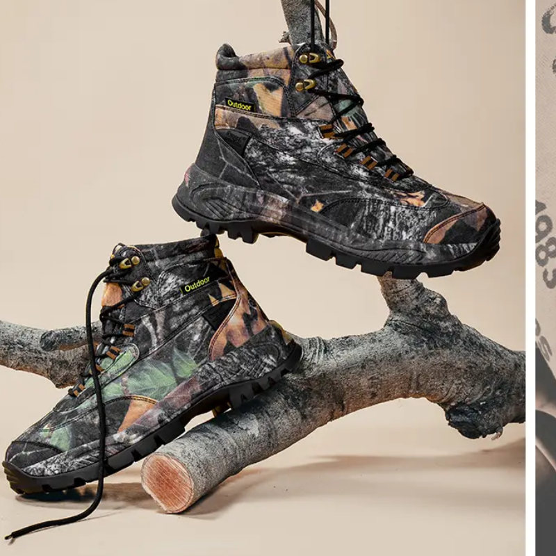 Men'S Mountain Biking Shoes - Men's High Top Camouflage Hunting Boots