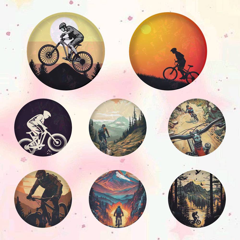 Mountain Biking Japan - Mountain Bike 75x75 25x25 Mm Cartoon