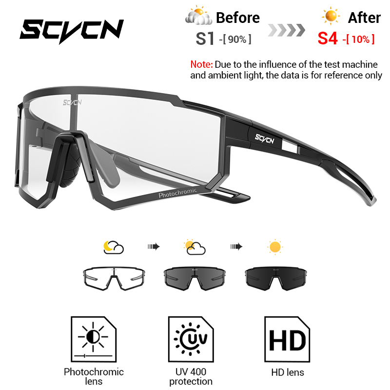 Mountain Biking Goggles - SCVCN New Outdoor Photochromic Protective Glasses