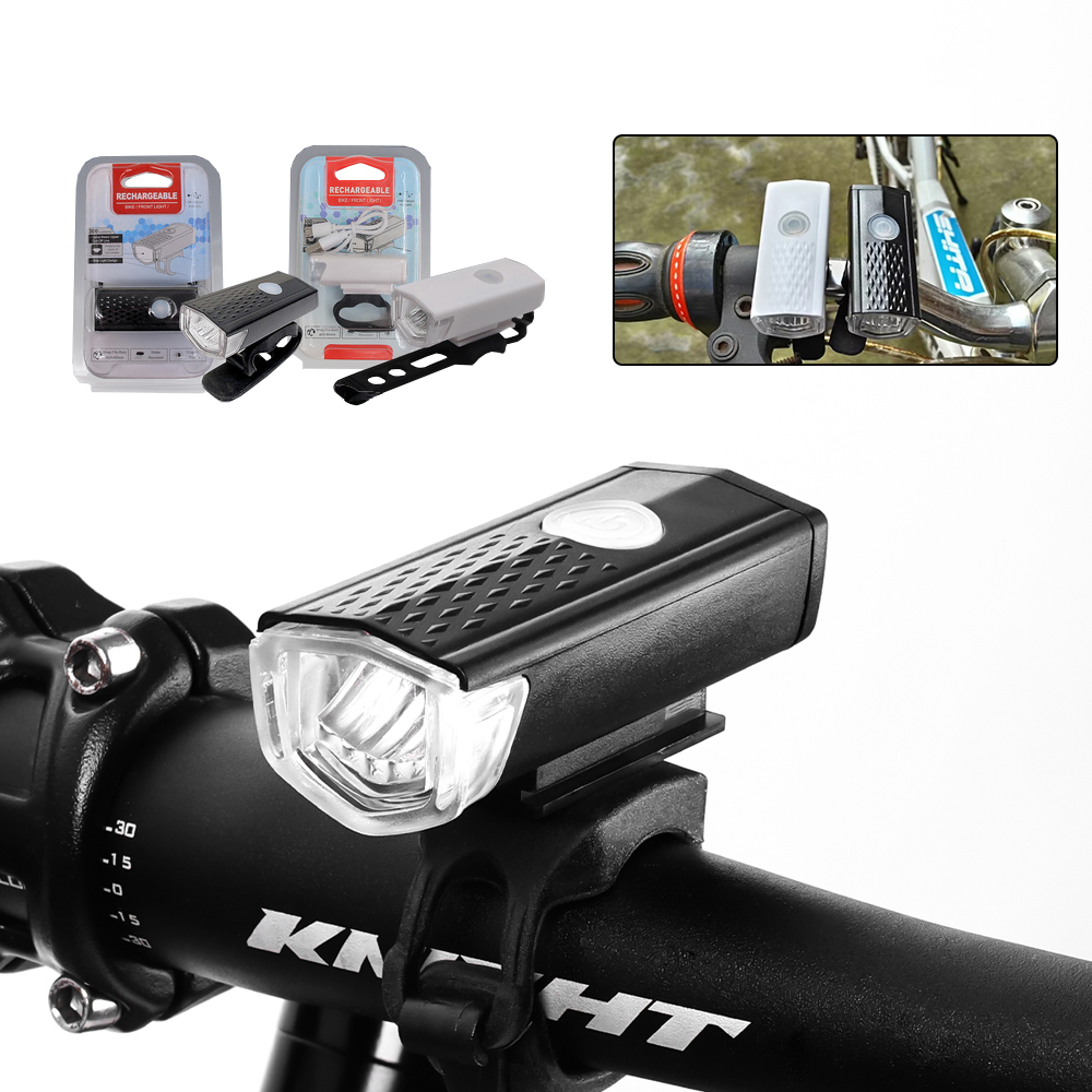 Mountain Biking Equipment - USB Rechargeable Mountain Bike Headlight Super