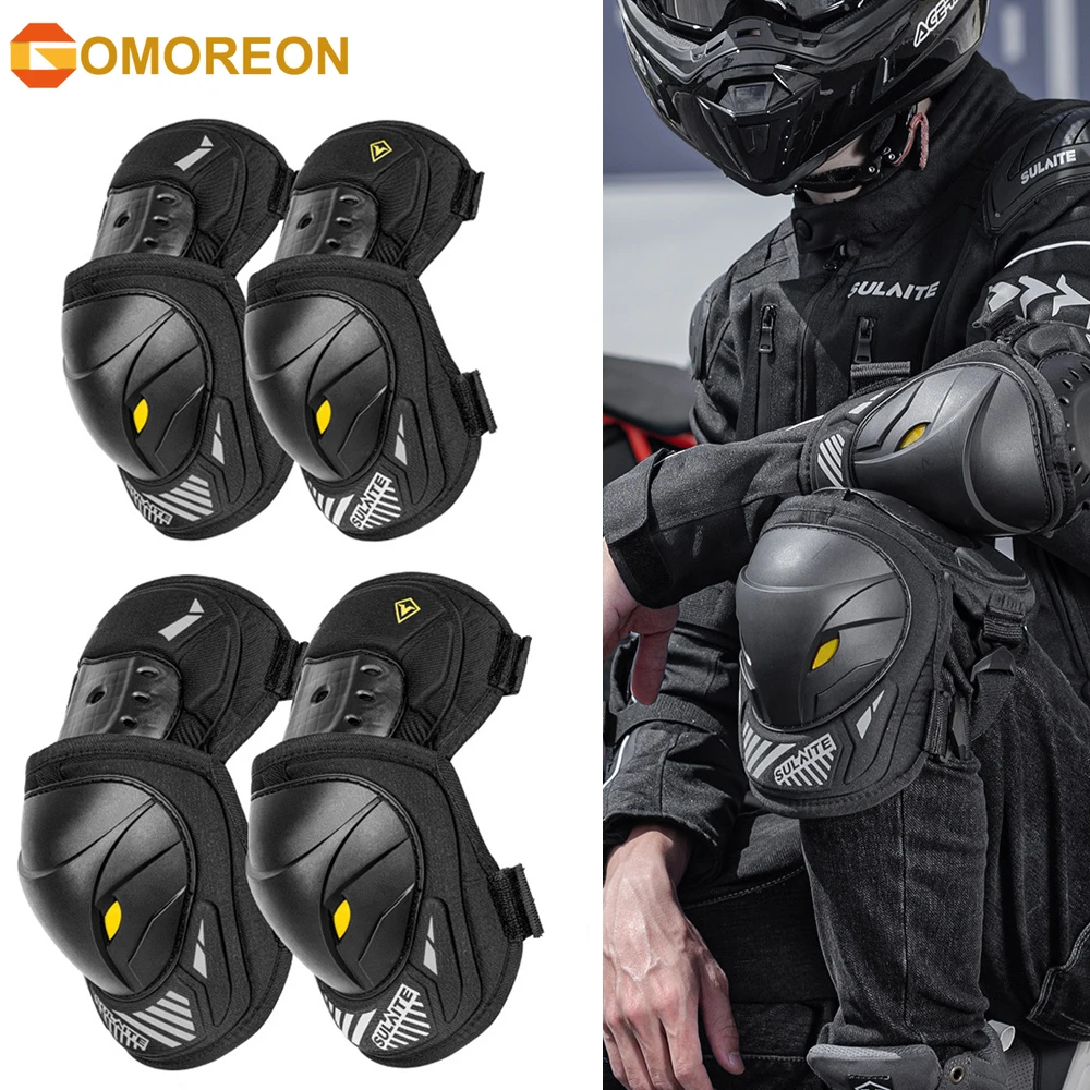 GOMOREON 1Pair Motorcycle Elec - đánh giá và giá Mountain Biking Elbow Pads
