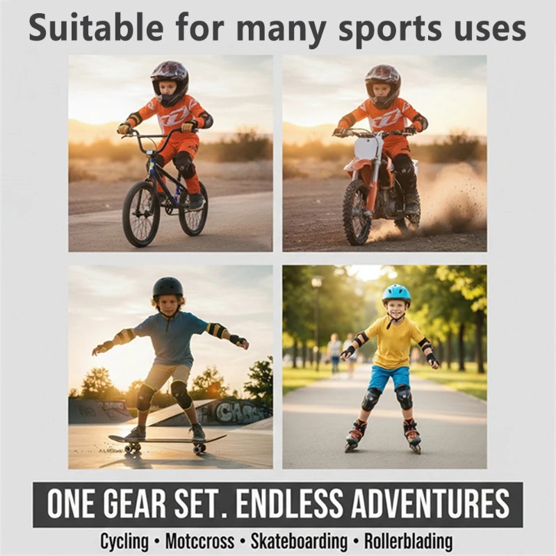 Anti-Fall Kids Knee Elbow Pads - đánh giá và giá Mountain Biking Elbow Pads
