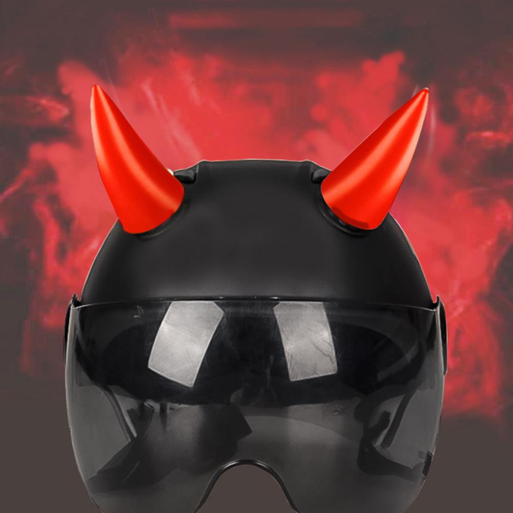 Motorcycle Helmet Devil Horns  - đánh giá và giá Mountain Biking Equipment