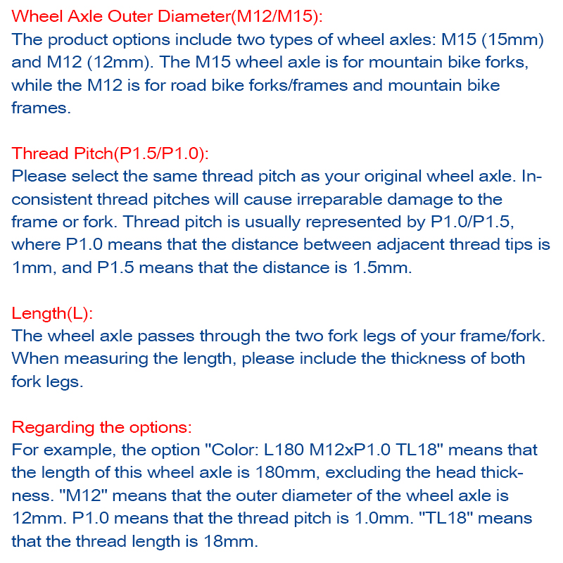 Thru Axle Skewers For MTB Road - đánh giá và giá Mountain Biking History