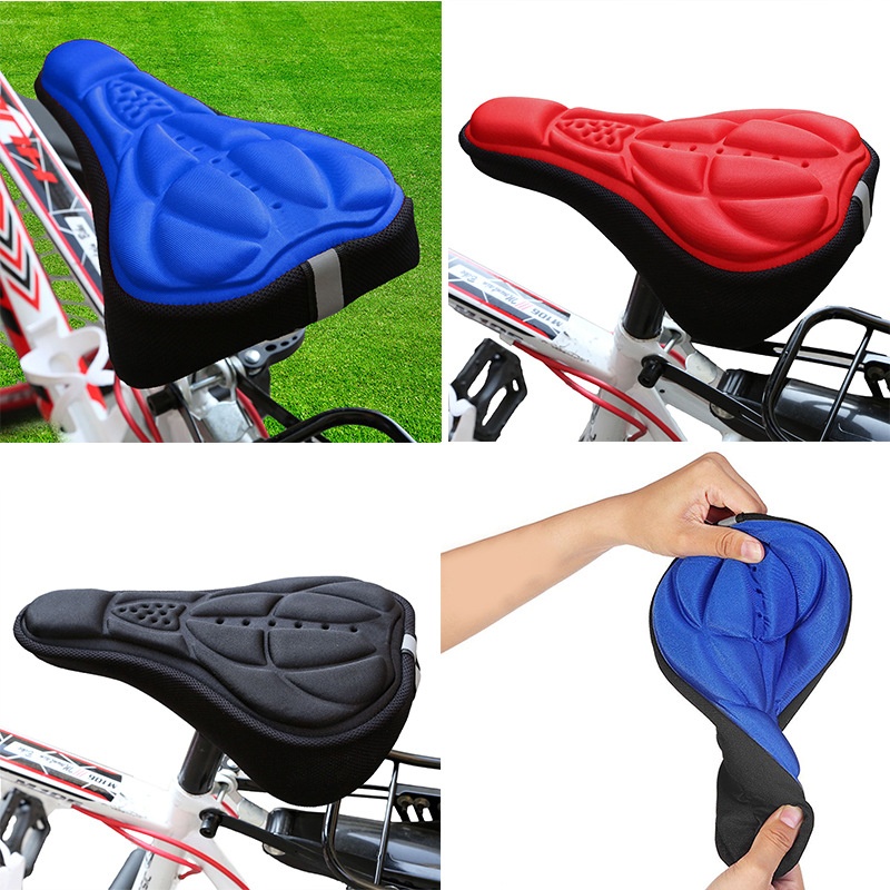 Bicycle seat pad, 3D soft ridi - đánh giá và giá Mountain Biking Accessories