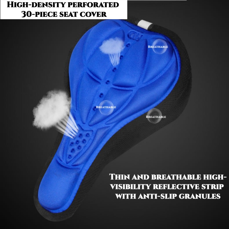 Bicycle seat pad, 3D soft ridi - đánh giá và giá Mountain Biking Accessories