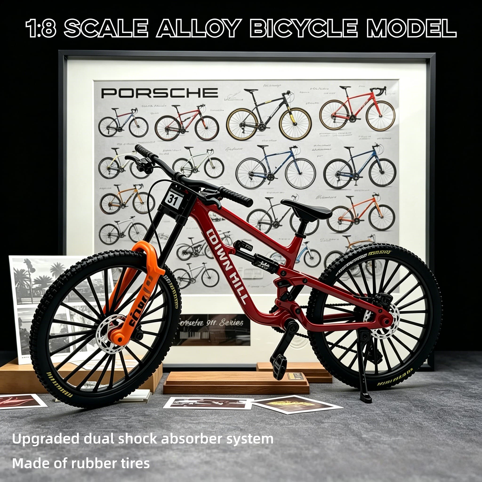 1:8Scale Alloy Downhill Mounta - đánh giá và giá Mountain Biking Overalls