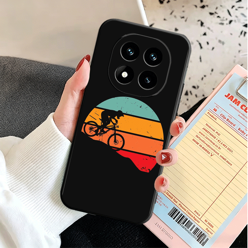 Soft Silicone Phone Case for X - đánh giá và giá Mountain Biking Cartoon