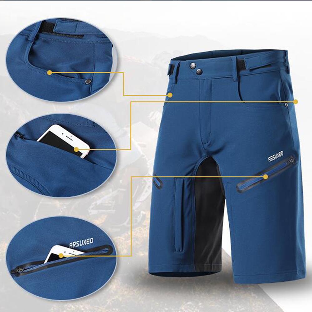 ARSUXEO Nam Quần Short Đạp Xe  - đánh giá và giá Mountain Biking Overalls