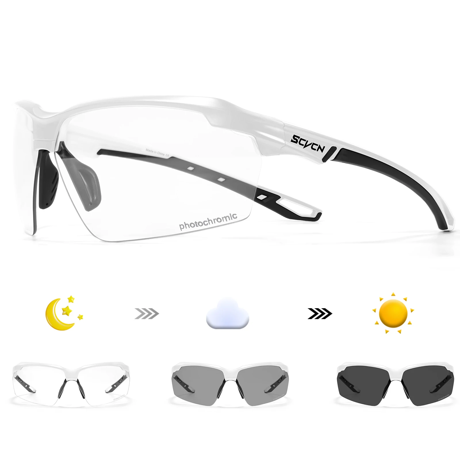 SCVCN Photochromic Cycling Sun - đánh giá và giá Mountain Biking Goggles